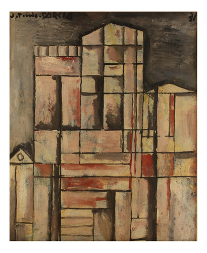 J. Torres García - Catedral Constructiva - Lámina 45x30 Cm.