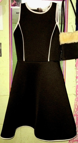 Imagen 1 de 2 de Vestido Negro Talla Pequeña S Para Dama