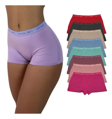Kit 5 Calcinha Box Boxer Feminina Cueca Shortinho Dvalen