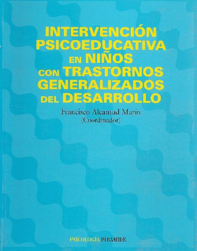 Libro Intervencion Psicoeducativa En Niños Con Trastornos Ge