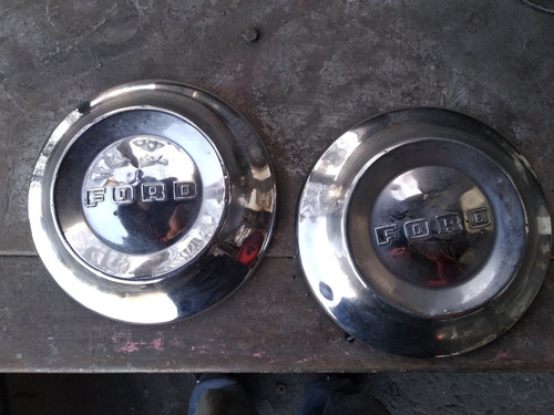 Pareja De Tapones Para Rim Ford Pickup F100 Modelo 50 A 52