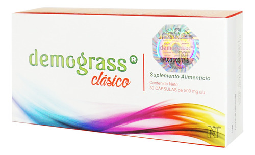 (4 Cajas) Demograss Clasico Original 30 Caps