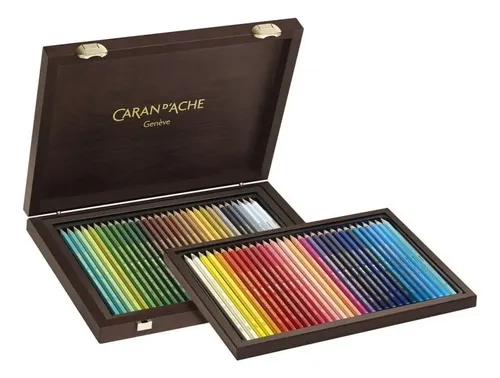Lápis De Cor Aquarelável Caran D'ache Supracolor 60 Cores