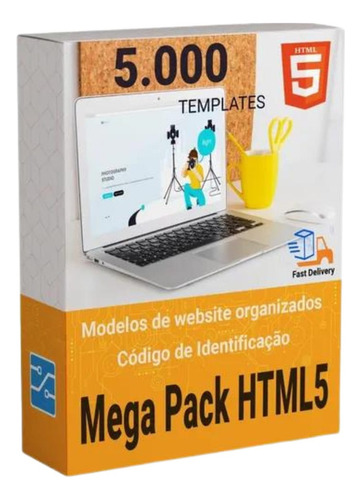 Pack Com 5.000 Templates Html5 Modelos Responsivos Editáveis
