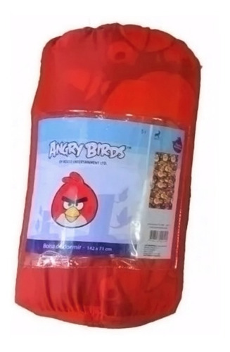 Bolsa Saco De Dormir Para Niños, Angry Birds, Doble Wata