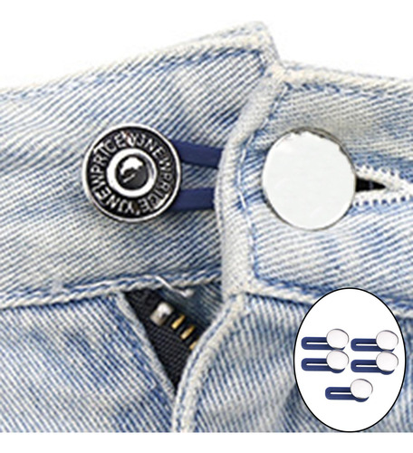 Accesorio De Pantalones Vaqueros Con Botón De Cintura