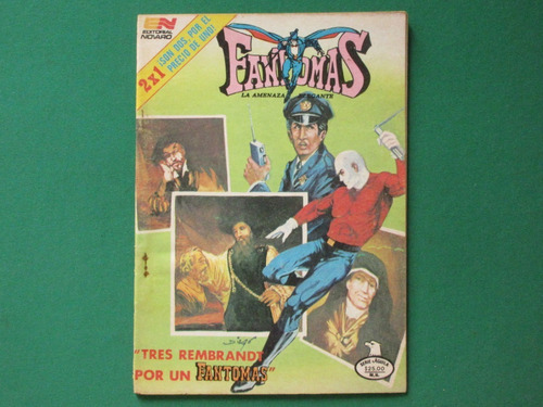 Fantomas #666 Tres Rembrandt Por Un Fantomas Novaro Comic