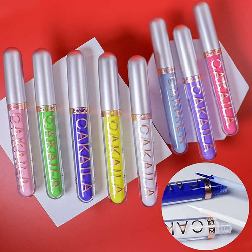 Karnar Juego De Delineador De Ojos Líquido Mate De 8 Colores