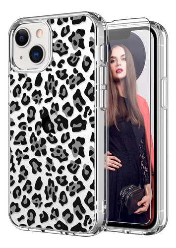 Funda Icedio Para iPhone 14 Plus C/pant Leopard