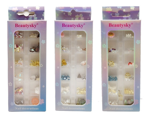 Caja Decoracion Para Uñas - Accesorios De Uñas - Beautysky