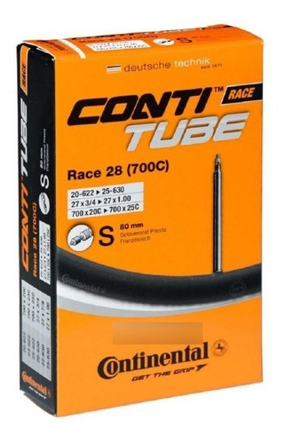 Câmara De Ar Continental 700x25 80mm Conti Tube Race Presta