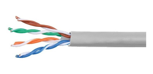 80 Mts Cable Utp Cat 5e Gris Ul Hikvision 100% Cobre