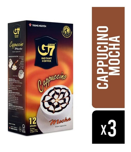 Pack X3 Café Instantáneo Mocha G7 - Trung Nguyen