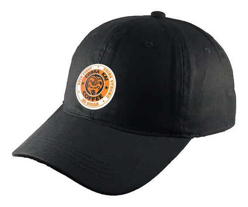 Gorra Clasica Algodón Negra Café Logo R167