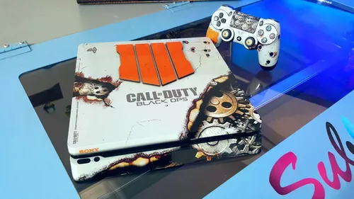 Skin Adesivo Playstation 4 PS4 Slim Call of Duty Black Ops 4