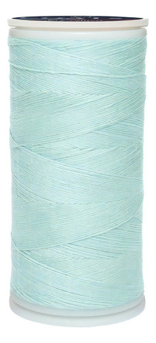 Caja 12 Pzas Hilo Coats Poliéster Liso 3 Cabos Fibra Corta Color T6980-1090 Verde Fresco