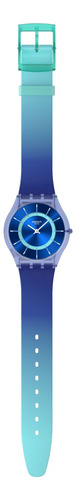 Reloj Swatch Skin Ss08i100 Jammy Grape Dream Agente Oficial Azul Azul Azul