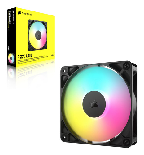 Ventilador Corsair Rs120 Argb 120mm Pwm Daisy-chain De Baixo