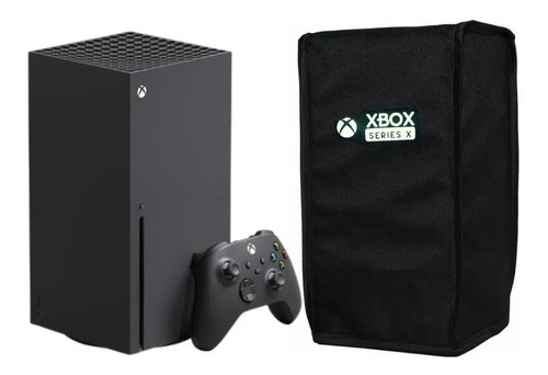 Capa P/ Xbox Series X Vertical Antipoeira Protetora Cor Preto