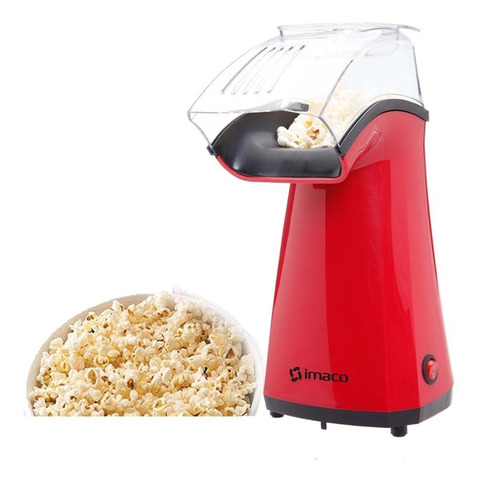 Máquina Para Hacer Pop Corn Maker Imaco Po120r Rojo