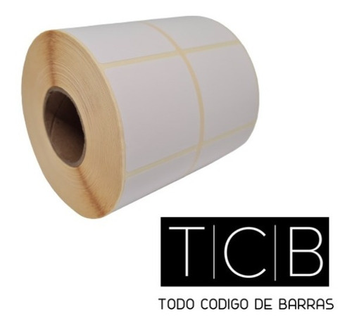 Imagen 1 de 6 de Rollo Etiquetas Autoadhesivas 50x50 X2000 B2 B40 Ilustracion