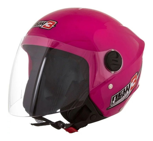 Capacete New Liberty Three Elite Pro Tork, Rosa, Tamanho 58