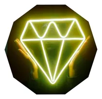 Comprar Cartel Diamante En Neón Led \u002F Deco \u002F Figuras \u002F Luminoso