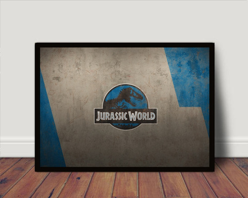 Quadro Decorativo / Poster C Moldura Jurassic Park P2438