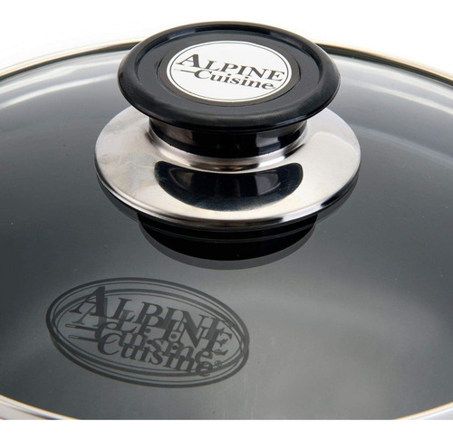 Batería De Cocina Roja Alpine 16 Piezas Con Antiadherente