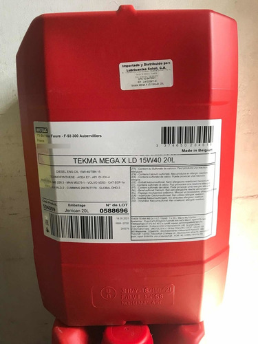 Imagen 2 de 2 de Paila Diésel 15w40 Mineral Motul Tienda Física Paraíso