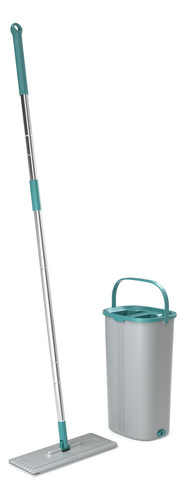 Mop Lava E Seca Com Balde 5,5 Litros Flash Limp Multiuso