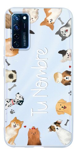 Funda Para Zte Para Mujer Razas Perritos Personalizada