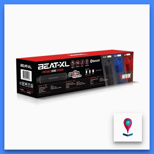 Imagen 3 de 5 de Novik Neo Beat Xl Parlante Bluetooth Recargable Usb Micro Sd