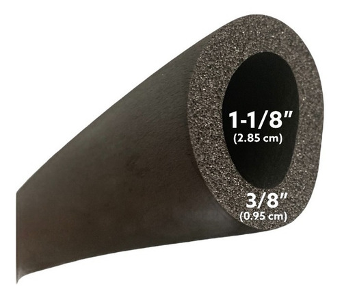 Imagen 3 de 7 de Armaflex Aislante Termico Para Tuberia 1 1/8 X 3/8 3 Piezas