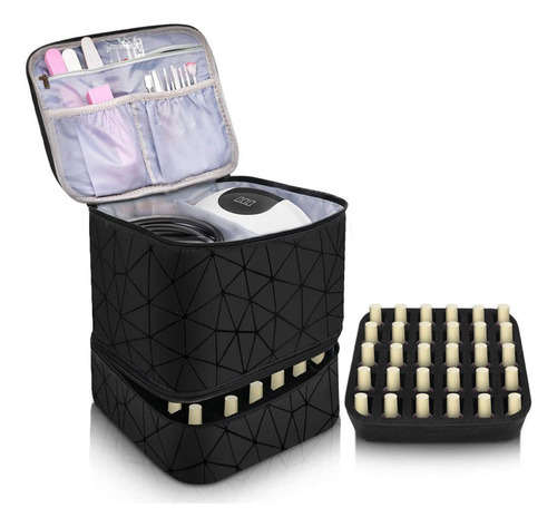 Qa1 Esmalte De Uñas De Doble Capa, Bolsa De Transporte,