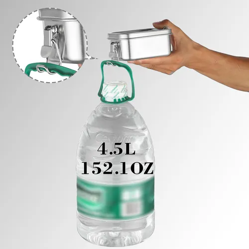 Befoy Recipientes Pequeños De Acero Inoxidable Para Con De 3