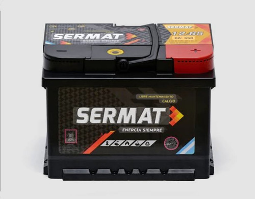 Bateria Sermat 12x65 Focus, Gol , Trend, Volyager Derecho