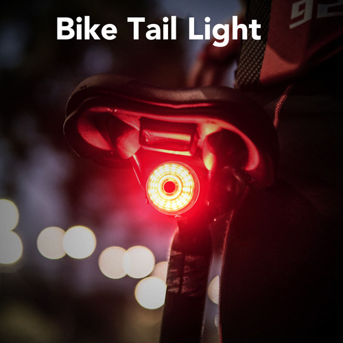 Lámpara Bicicleta Luces Luz Trasera Recargable Impermeable