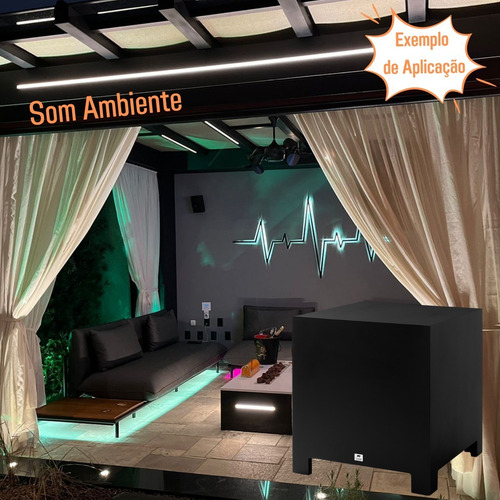 Subwoofer Ativo Aat Rakt 12 Polegadas 600w Preto Ou Branco 110v 220v (bivolt)