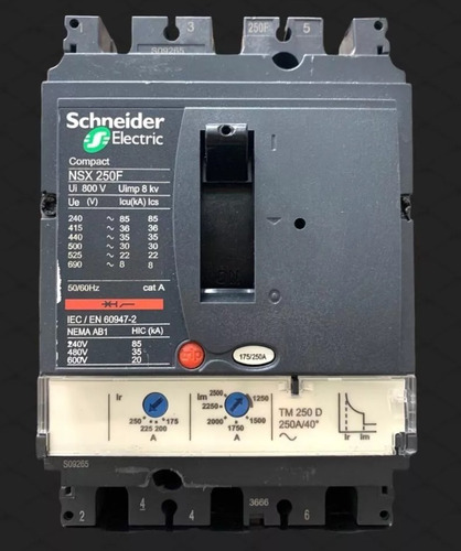 Breaker Eaton 250a 3 Polos