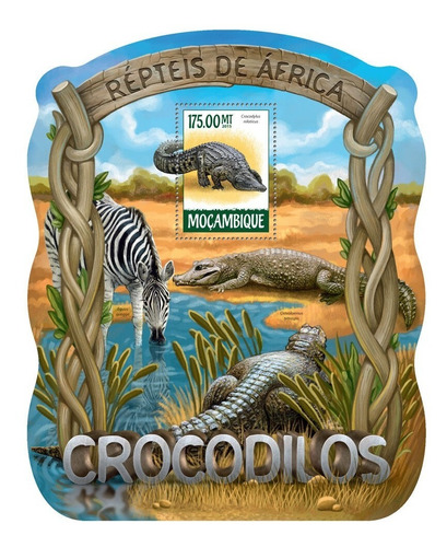 2015 Fauna- Reptiles- Cocodrilos - Mozambique Mnh