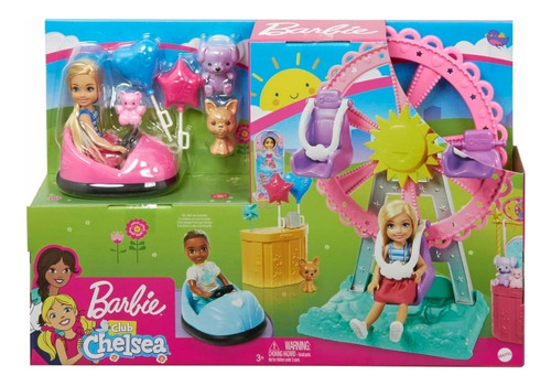 Muñeca Barbie Club Chelsea Mattel Parque De Diversiones
