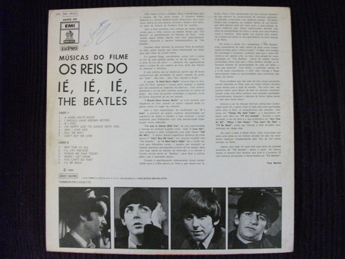 Lp The Beatles Os Reis Do Ié, Ié, Ié! Estéreo 1976 Nacional (Usado)