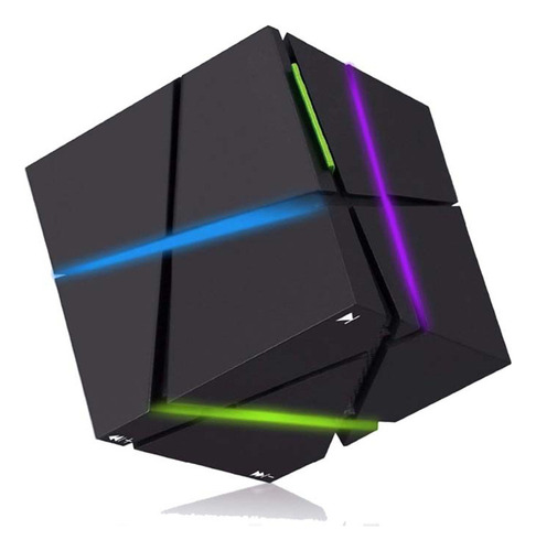 Bocina Bluetooth Para Subwoofer Magic Cube Dazzle Light