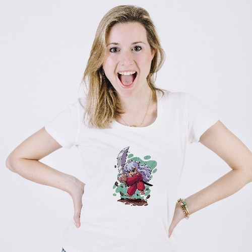 Imagen 4 de 7 de Anime Inuyasha - Remera - Ranglan / Modal