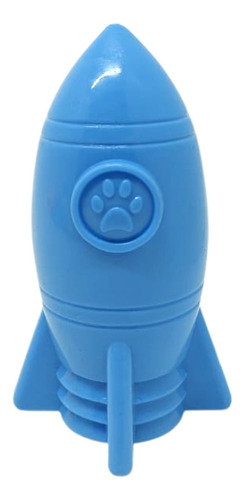 Brinquedo Pet Foguete Porta Petiscos 13,5cm P/ Cães Filhotes