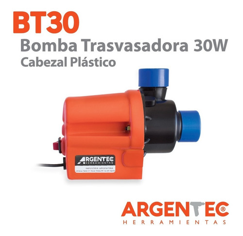 Imagen 2 de 5 de Bomba Argentec Trasvasadora Bt30 Cerveza Artesanal