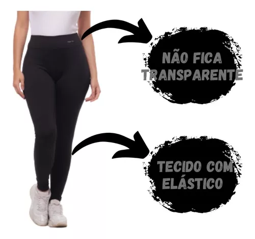 Qual tecido de Legging não fica Transparente?