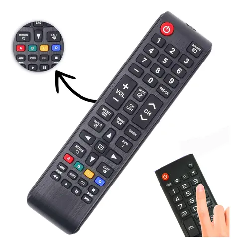 comprar Controle Para Tvs Samsung Un32 Un40 Un43 Un48 Un50 Un55 U65