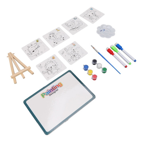 Set De Pintura De Gouache Infantil Para Niños, Bricolaje Edu